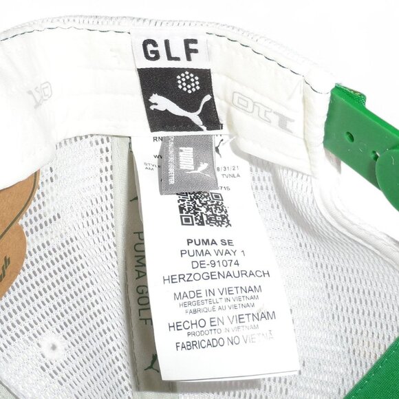 Puma Golf SE Way 1 WM Phoenix Open Trucker Snapback Hat Green / White OS - Picture 8 of 8